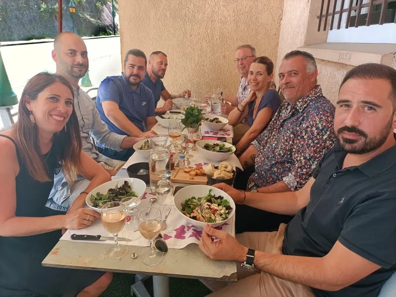 Un repas en terrasse à City’Var avec le club d’affaires Protéine !